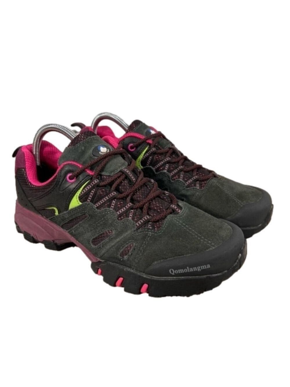 QOMOLANGMA Women's Suede Outdoor Hiking / Walking Shoe Size 9.5